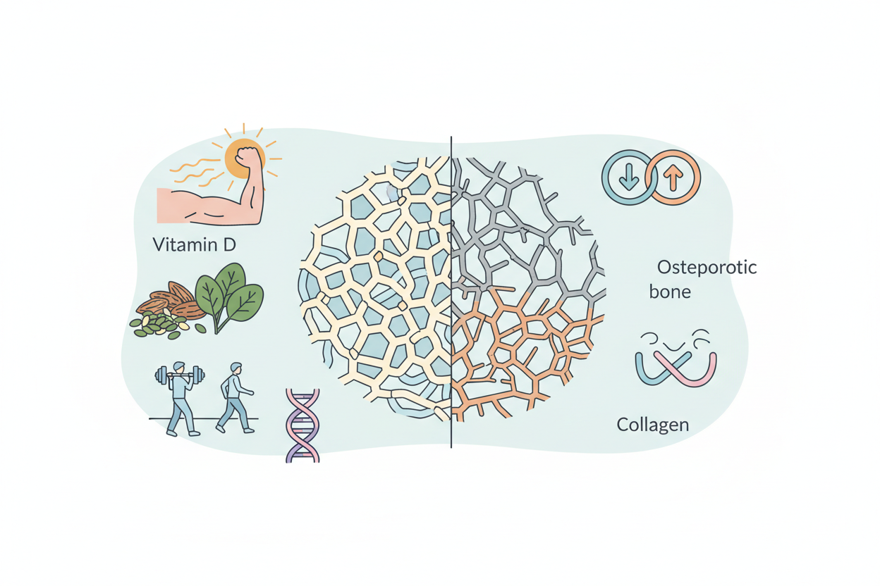Osteoporosi: diagnosi, alimentazione, vitamina D, movimento e nuove prospettive terapeutiche