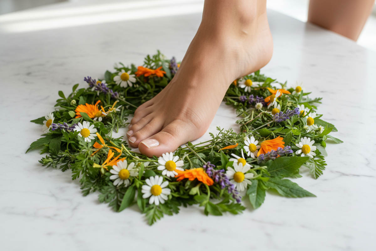 Salute integrata del piede: neurobiologia somatosensoriale, fitoterapia microvascolare e strategie cosmeceutiche avanzate