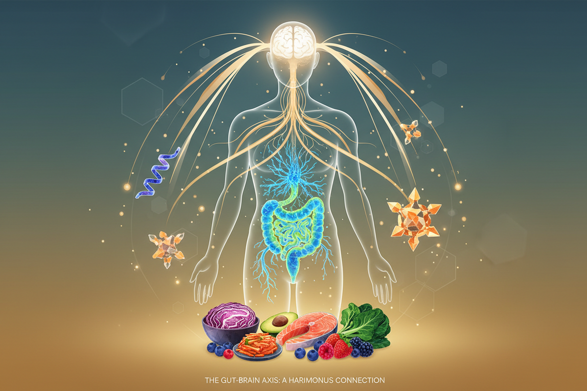 Ansia, stress e asse intestino–cervello: come microbiota, neurotrasmettitori e nutrizione influenzano il benessere mentale
