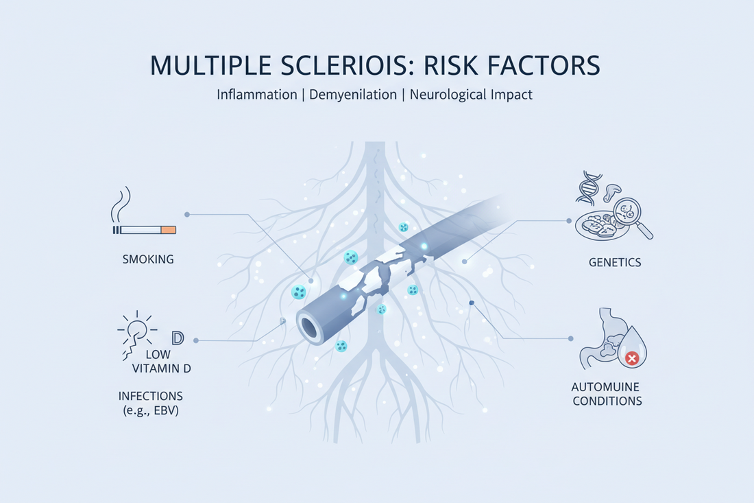 Sclerosi multipla: fattori di rischio, infiammazione, microbiota e stile di vita
