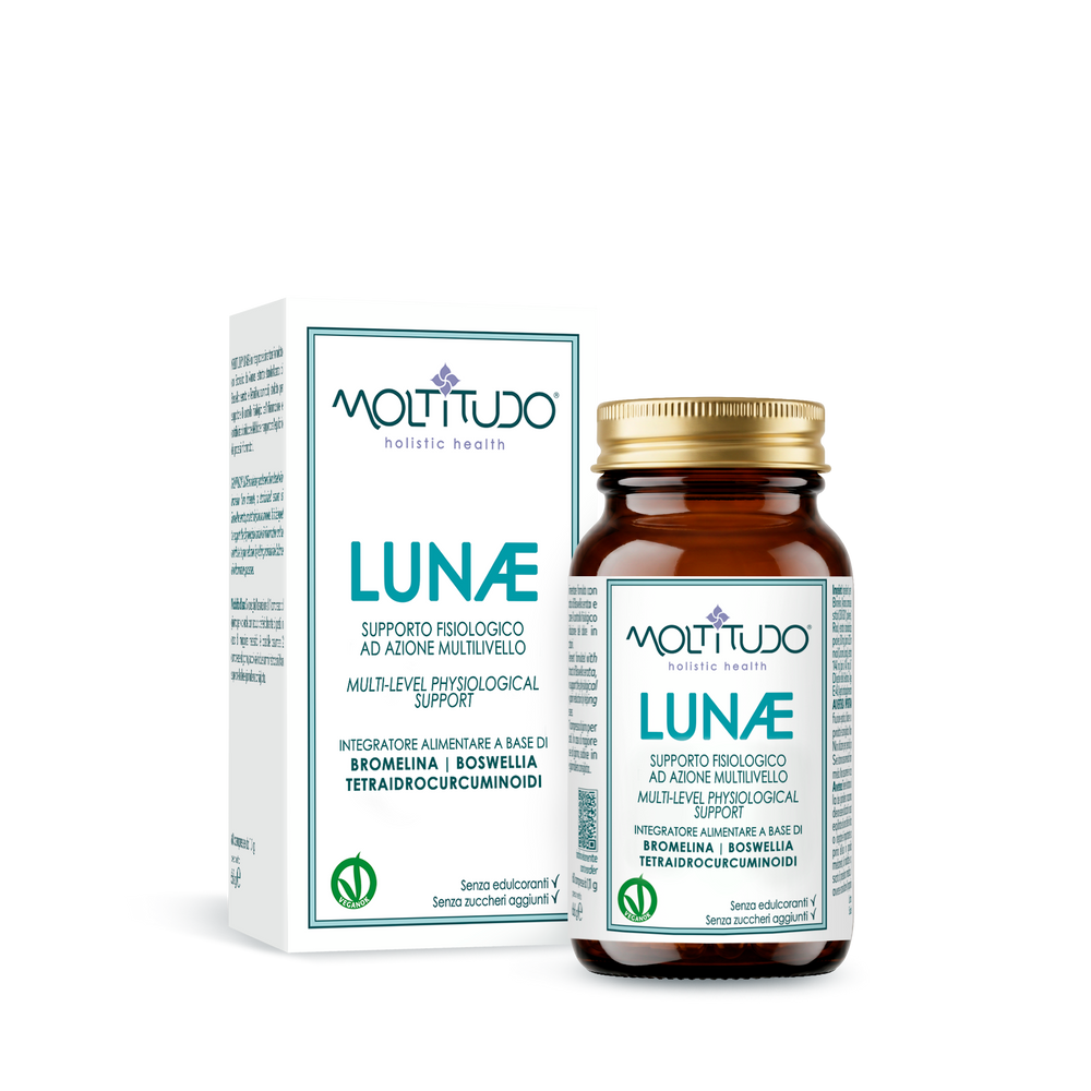 MOLTITUDO® LUNAE | La Sinergia Multi-Target contro l'Inflammaging | 60 compresse da 1 g