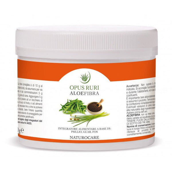 Aloefibra Naturocare 250gr per la Salute del Colon (Stimola Microflora Intestinale, Aiuta Dimagrimento e Abbassa Picco Glicemico) - Opus Ruri