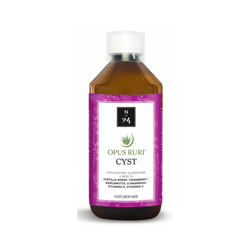 OR CYST OPUS RURI | Benessere delle Vie Urinarie con D-Mannosio, Cranberry, Bergamotto e Vitamine Antiossidanti | Sciroppo 500 ml