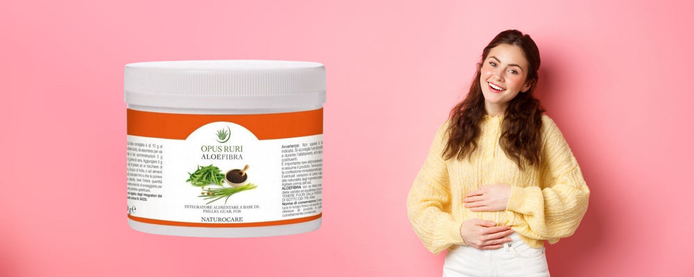Aloefibra Naturocare 250gr per la Salute del Colon (Stimola Microflora Intestinale, Aiuta Dimagrimento e Abbassa Picco Glicemico) - Opus Ruri